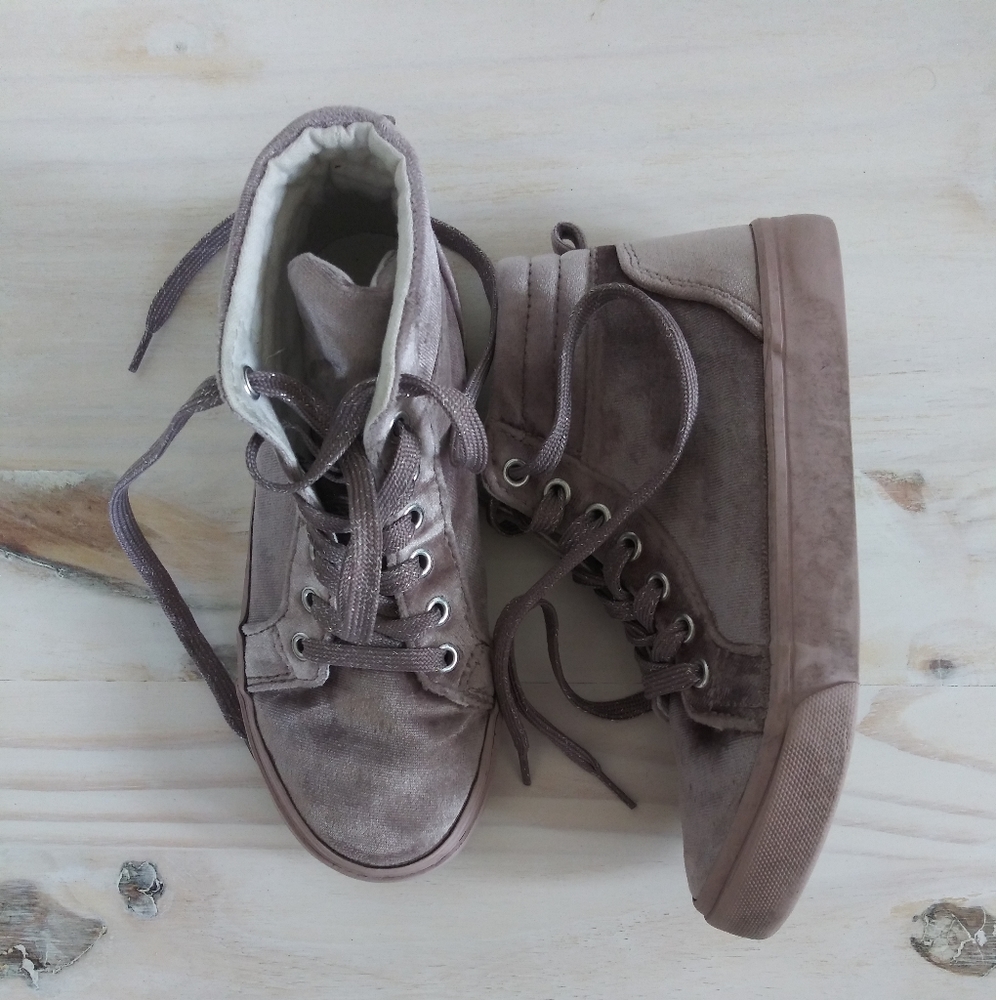 Old Navy Velvet high tops